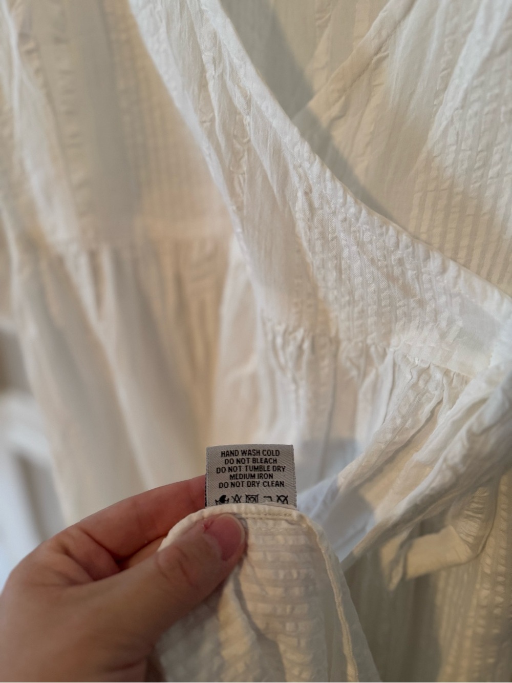Daughters of India Uma Wrap Maxi Dress in White - Picture 7 of 14